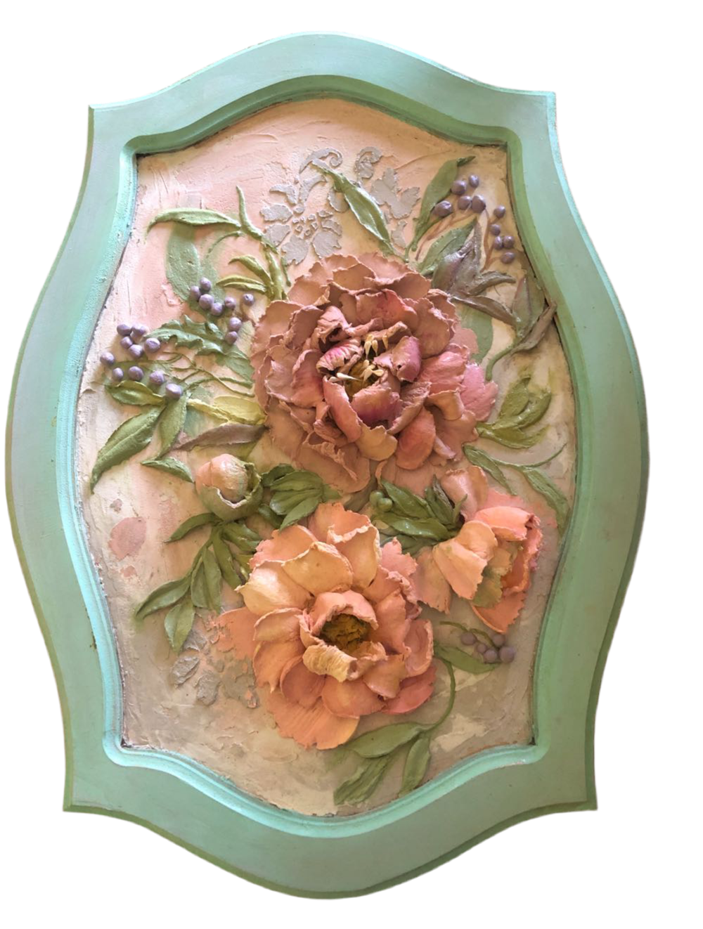 Handmade Vintage Floral Frame