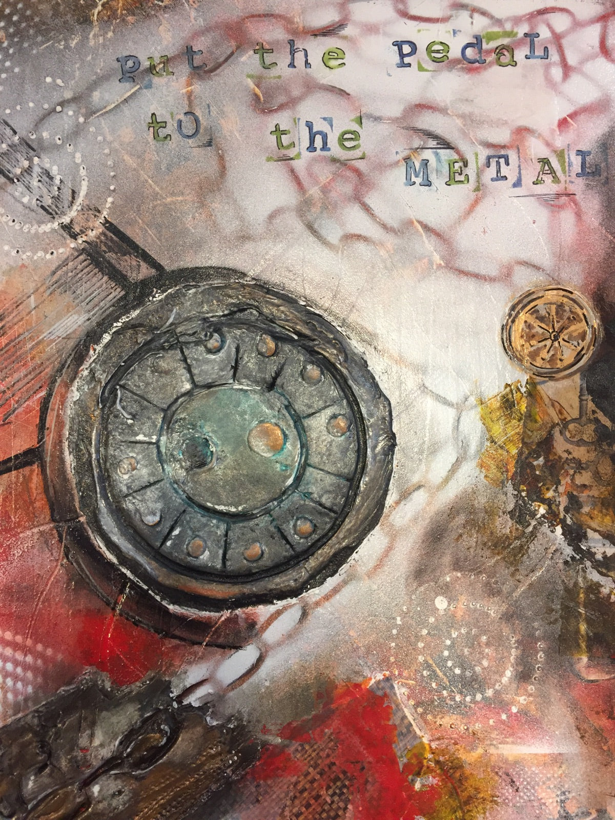 ORIGINAL HANDMADE “Drive Forward” PAINTING