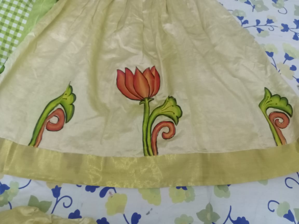 ORIGINAL HAND PAINTED HERITAGE DRESS FOR KIDS