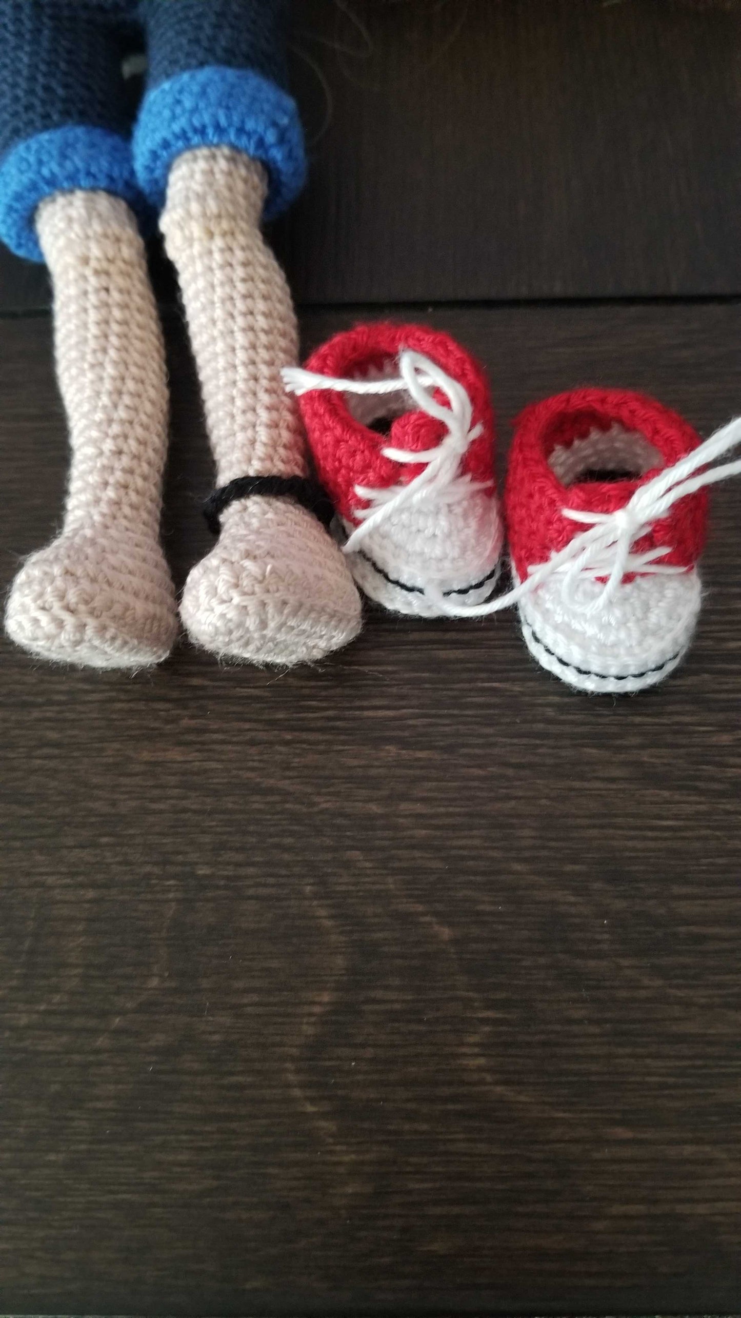 ORIGINAL HANDMADE LIZZY CROCHET DOLL