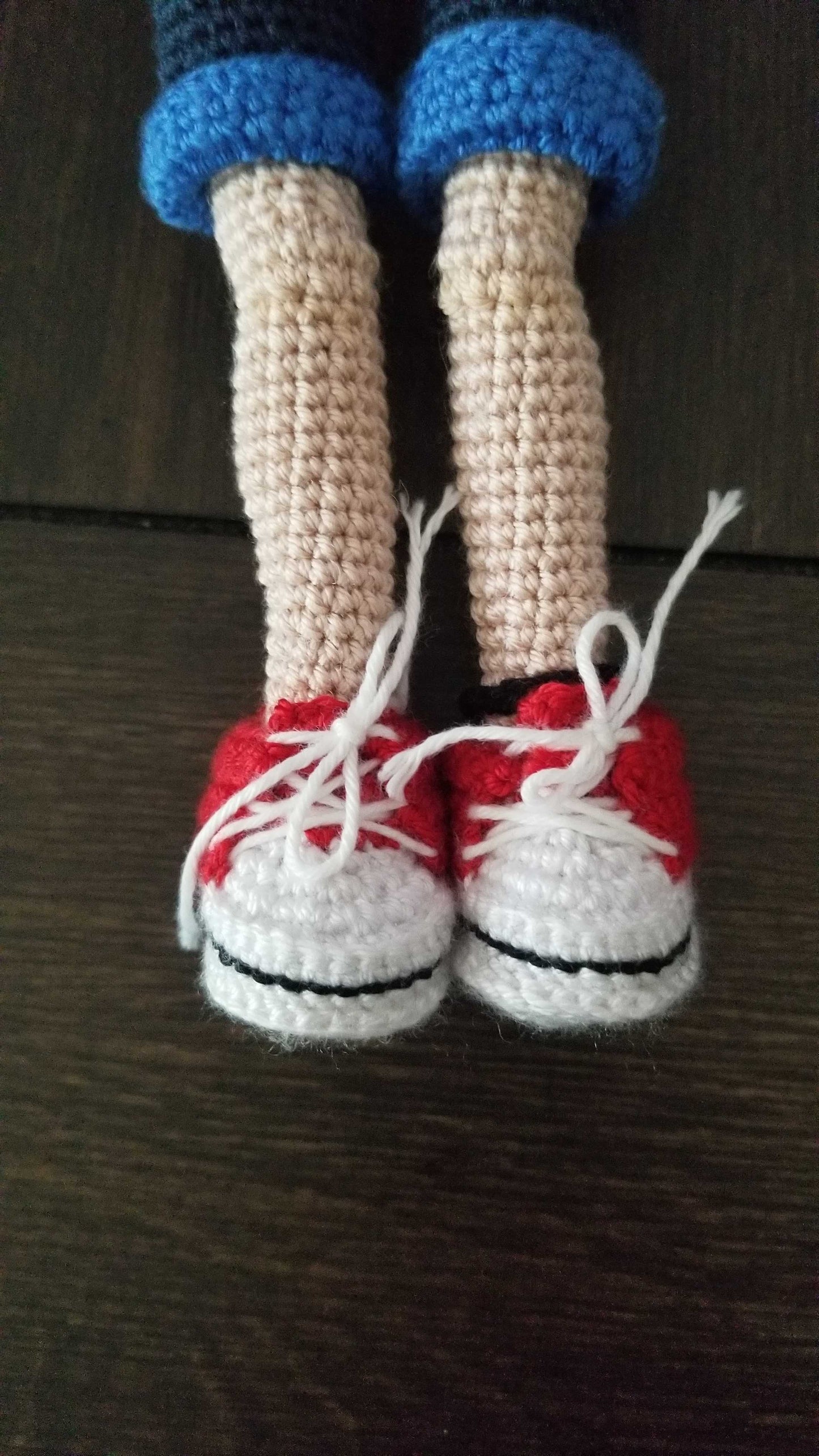 ORIGINAL HANDMADE LIZZY CROCHET DOLL