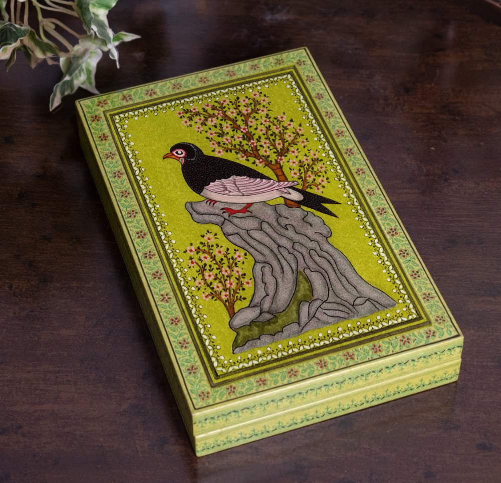 ORIGINAL KASHMIRI HAND PAINTED MULTI UTILITY BOX