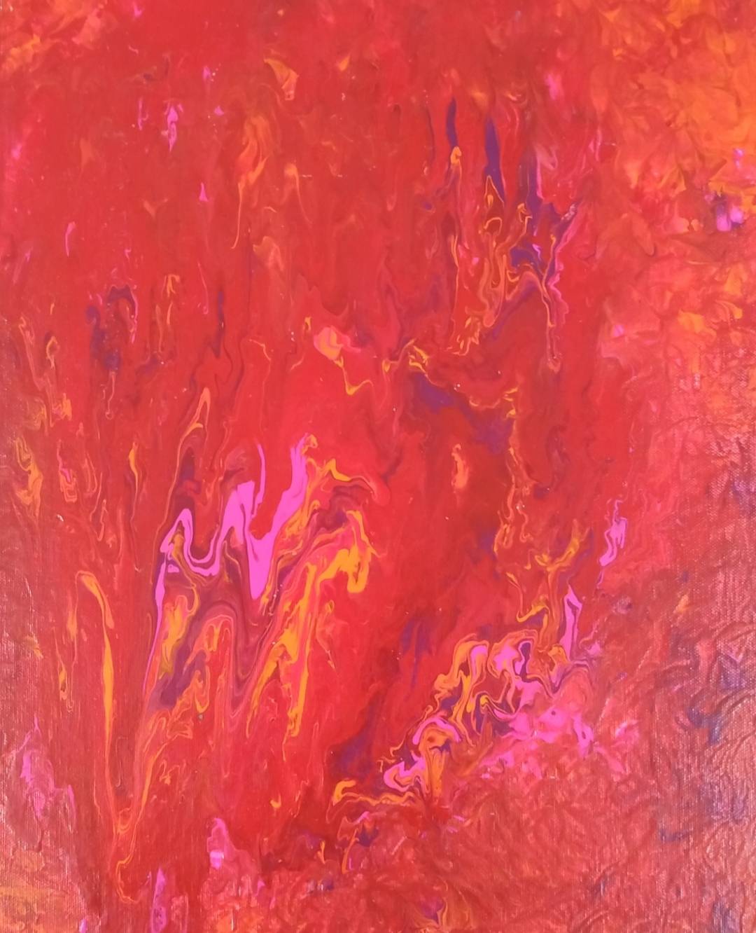 ORIGINAL HANDMADE POURING PAINTING