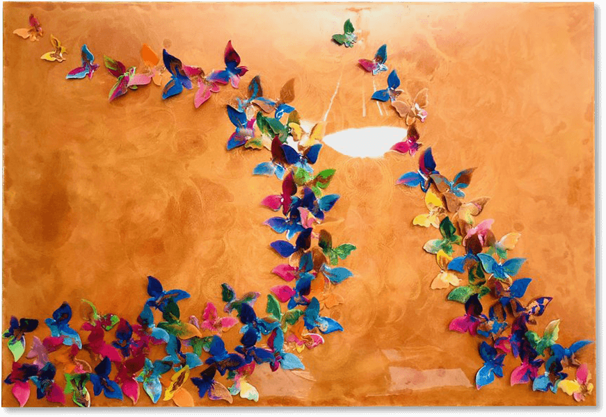 3D HANDMADE LADIES NIGHT OUT RESIN WALL ART