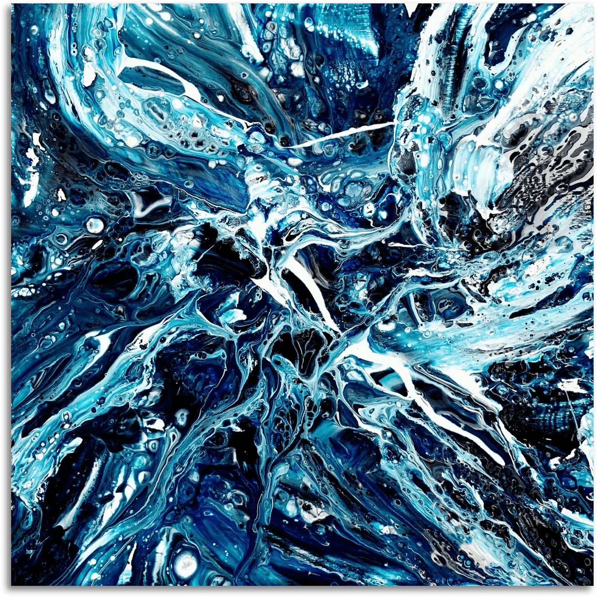 ORIGINAL HANDMADE EBB AND FLOW PAINTING