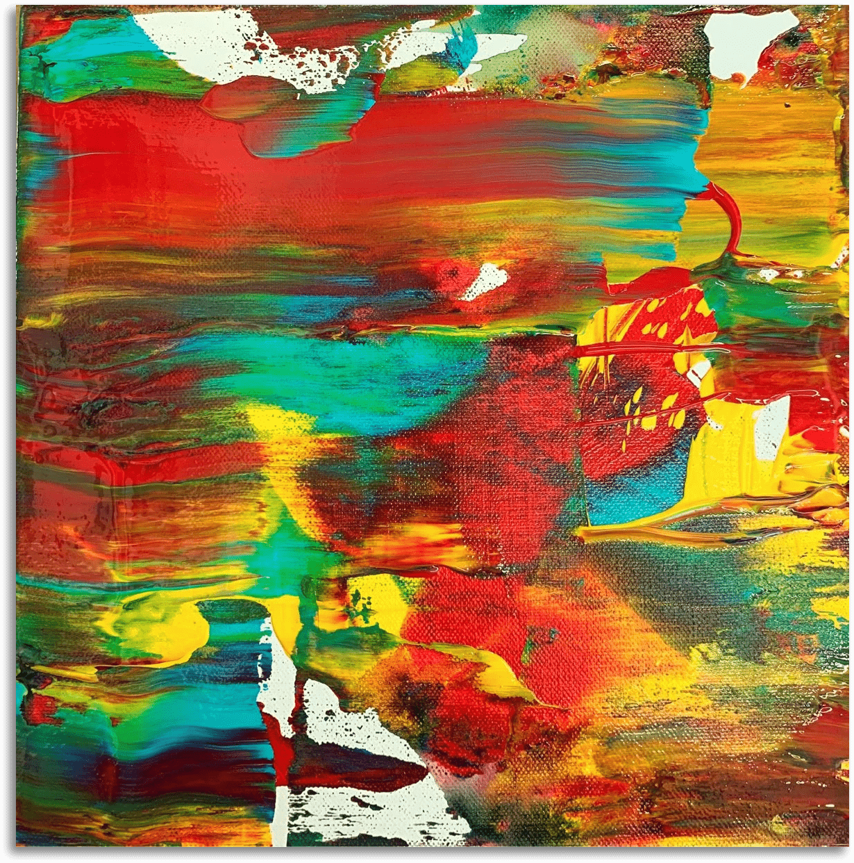 ORIGINAL HANDMADE PRIMARY PAINTING