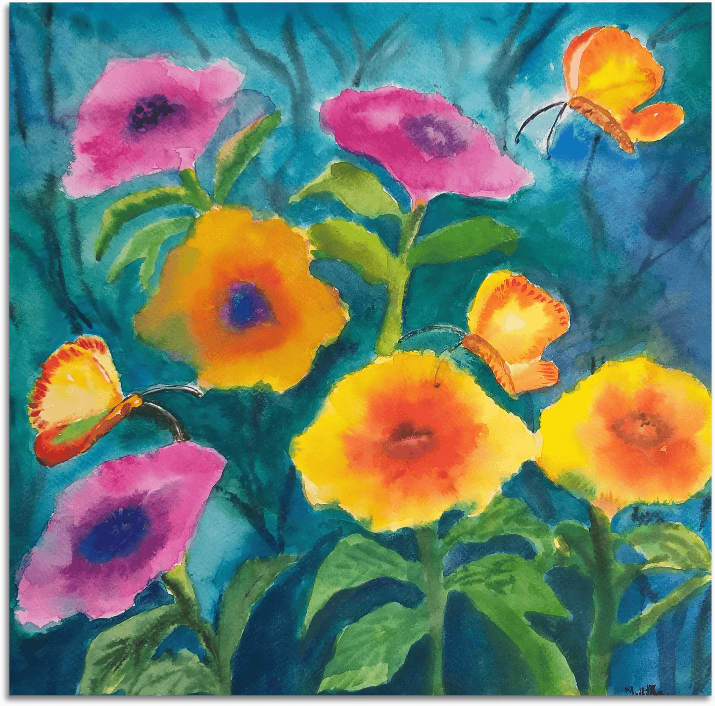 ORIGINAL HANDMADE COLOUR OF NATURE PAINTING