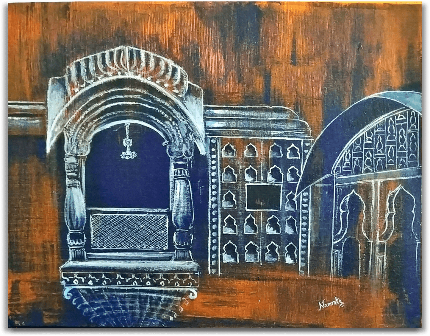 ORIGINAL HANDMADE RAJASTHANI SERIES- JHAROKHA