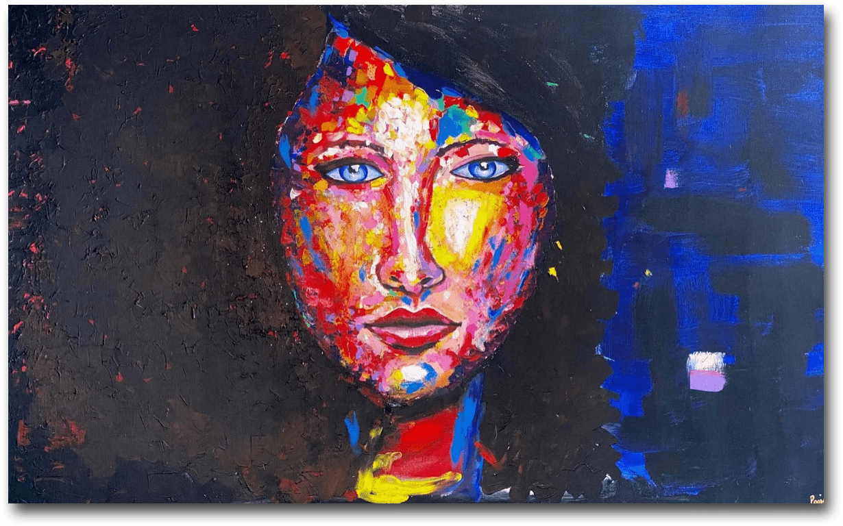 ORIGINAL HANDMADE I SEE YOU PAINTING