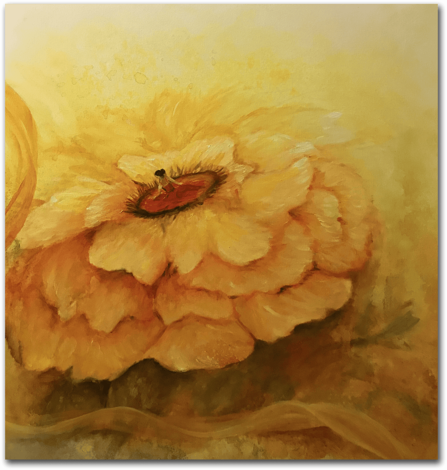 ORIGINAL HANDMADE DREAMLAND (IN YELLOW) PAINTING