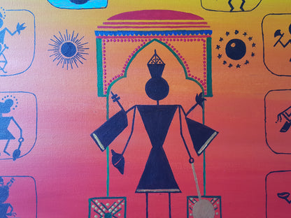 ORIGINAL HANDMADE TRADITIONAL WARLI PAINTINGS