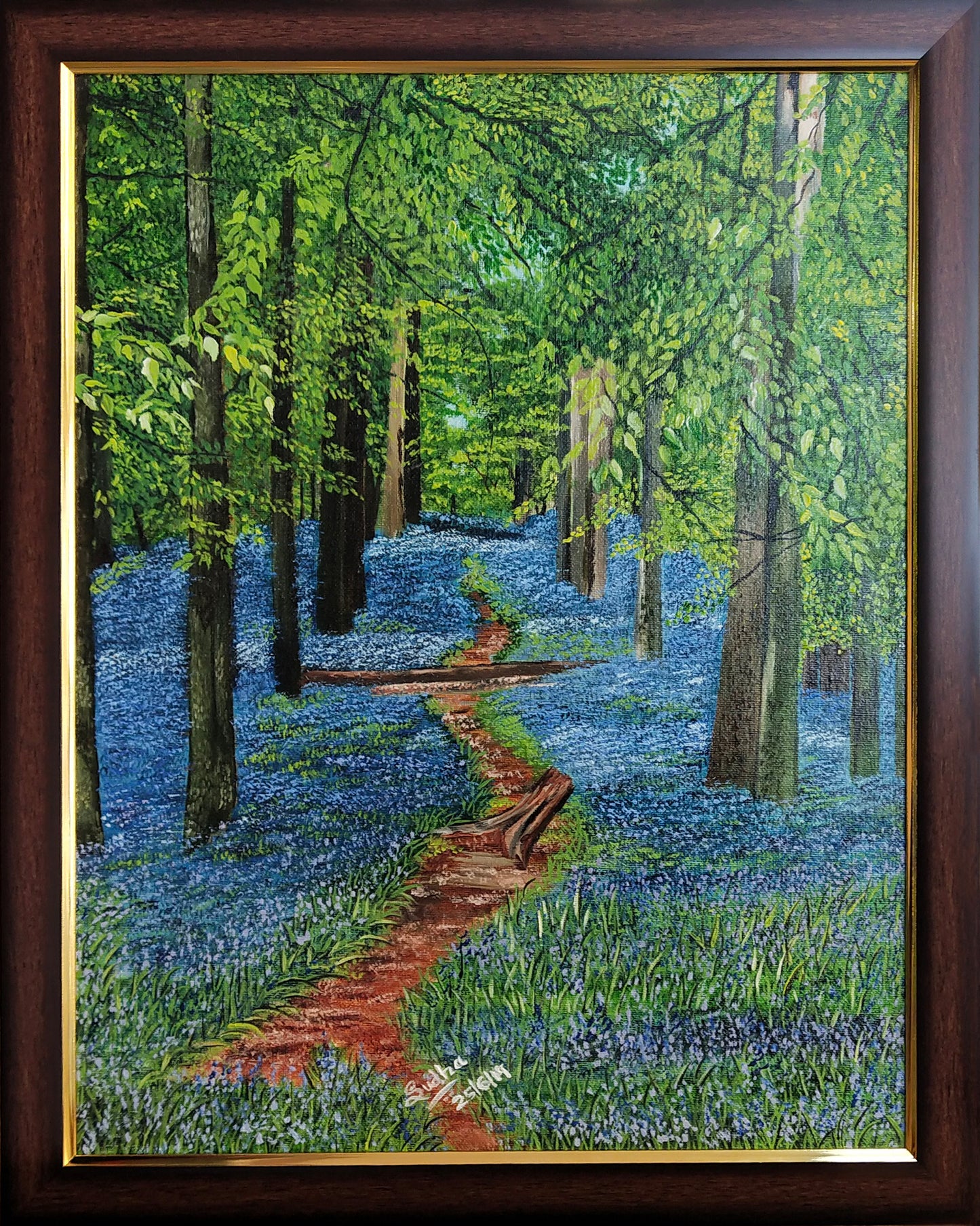 ORIGINAL HANDMADE THE TRAIL PAINTING