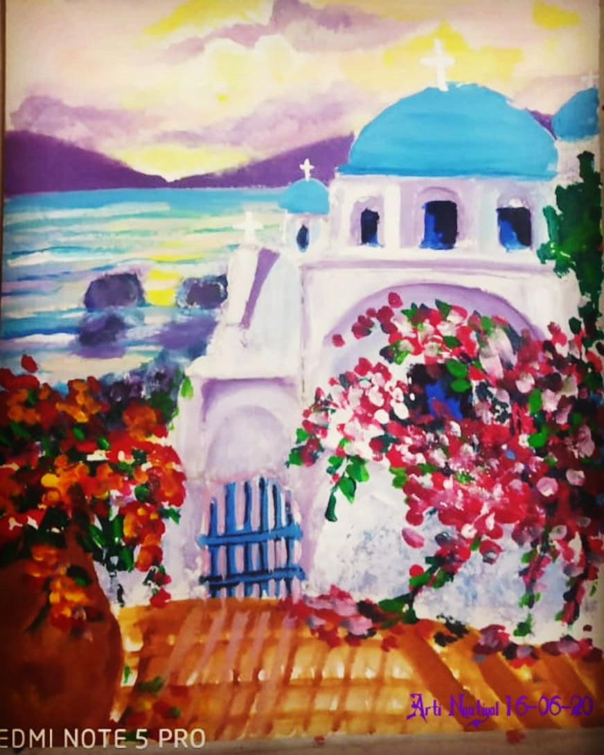 ORIGINAL HANDMADE ITALY PAINTING