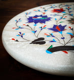 ORIGINAL HANDCRAFTED MARBLE INLAY ART ROLLING BOARD