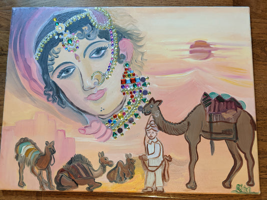 ORIGINAL HANDMADE RAJASTHANI PAINTING