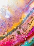 HANDMADE PRISMATIC ABSTRACT RESIN WALL ART