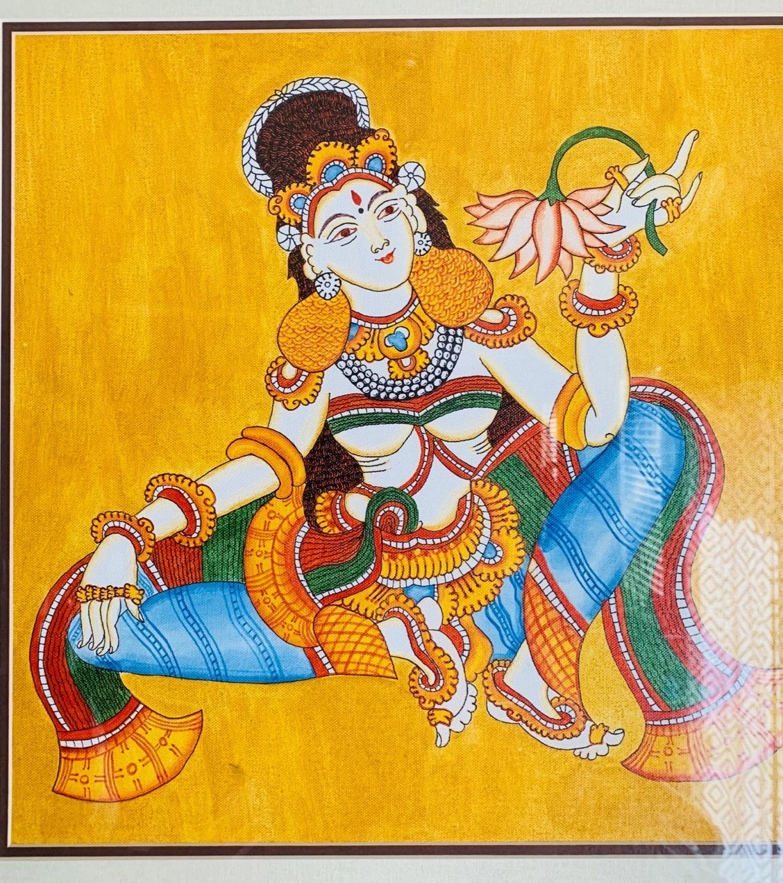 ORIGINAL HANDMADE KERAL MURAL PAINTING