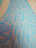 ORIGINAL HANDMADE PEACOCK MANDALA ACRYLIC PAINTING