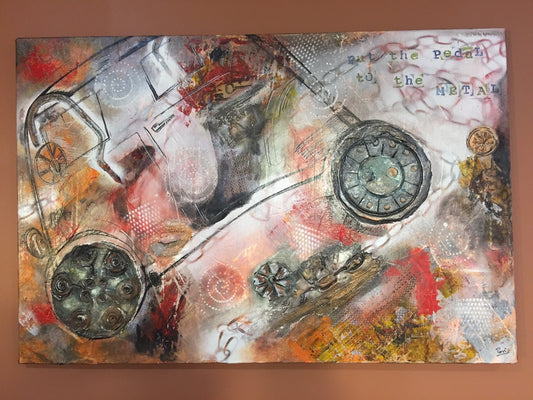 ORIGINAL HANDMADE “Drive Forward” PAINTING