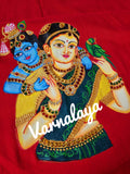 Designs of Tanjore Art on Fabric