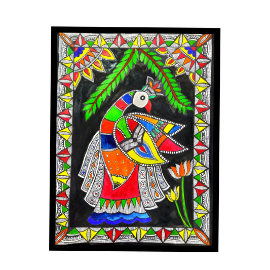 ORIGINAL HANDMADE WORLD OF MADHUBANI PAINTING