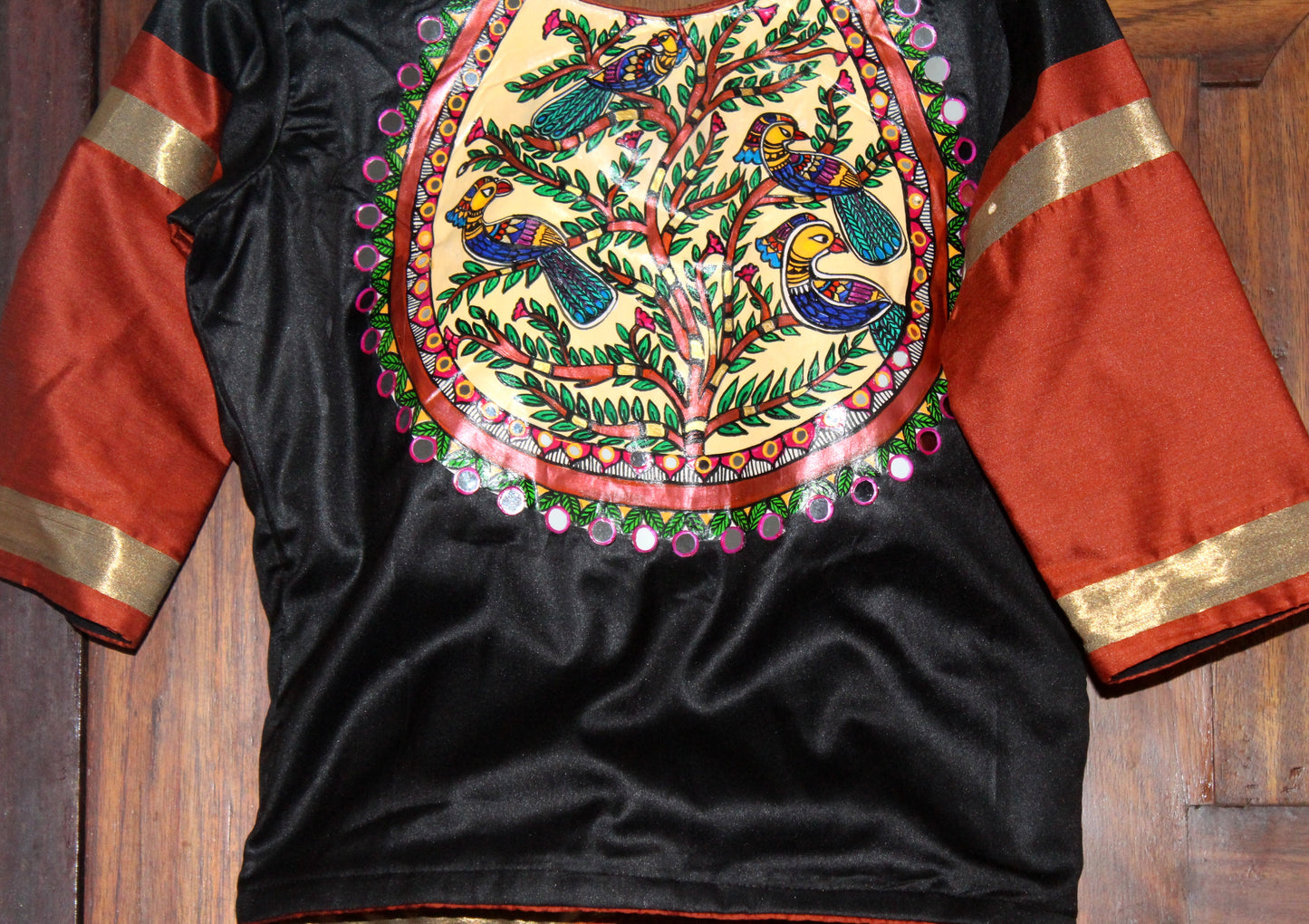 ORIGINAL HAND PAINTED MADHUBANI HERITAGE DRESS