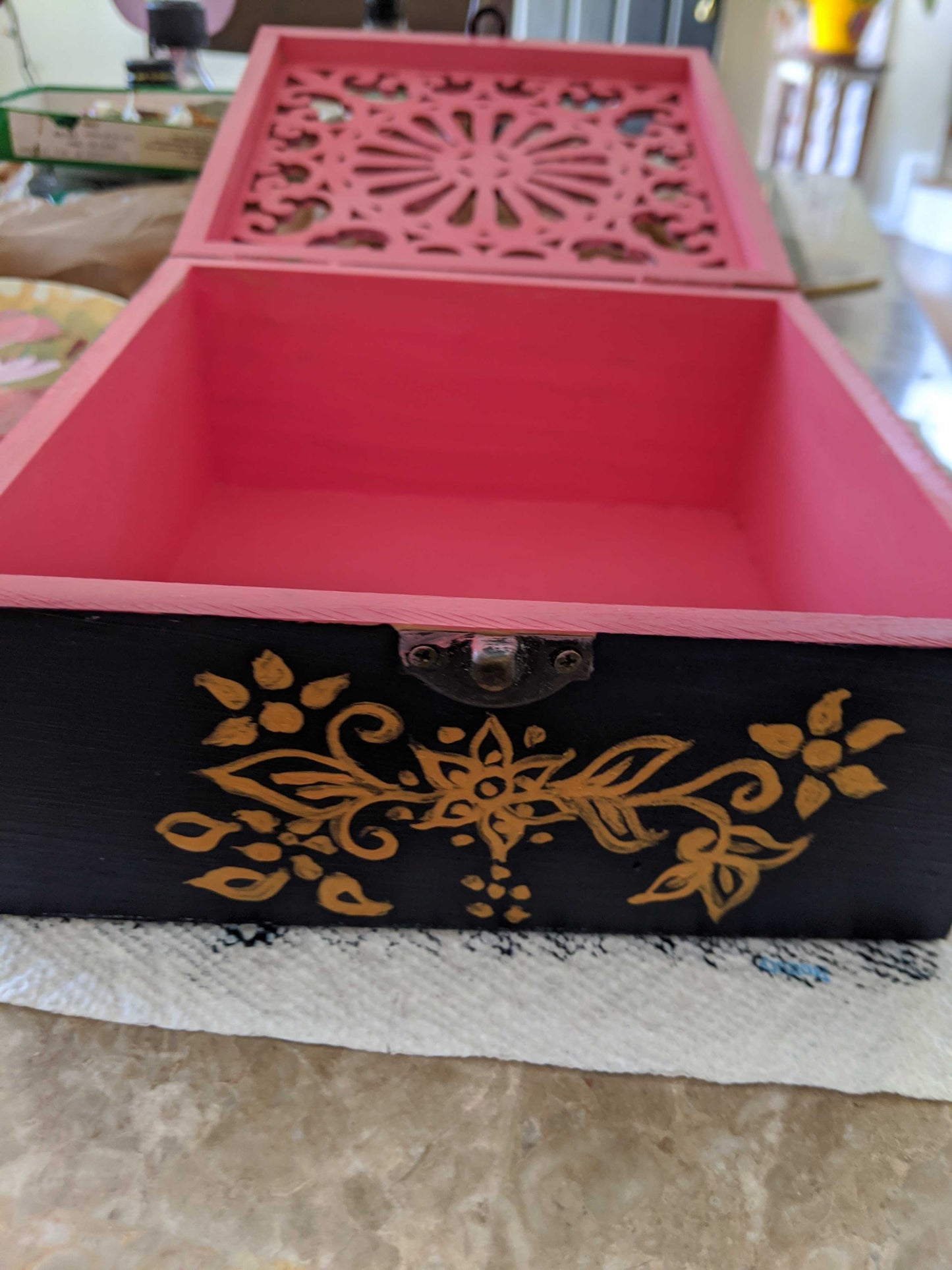 ORIGINAL HANDPAINTED JEWELLERY BOX