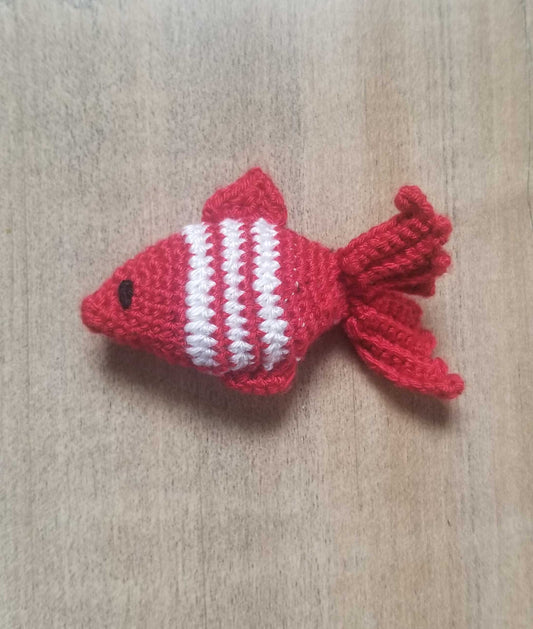 ORIGINAL HANDMADE MACRAME FISH CHARM