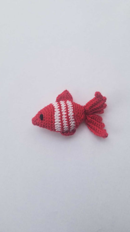 ORIGINAL HANDMADE MACRAME FISH CHARM