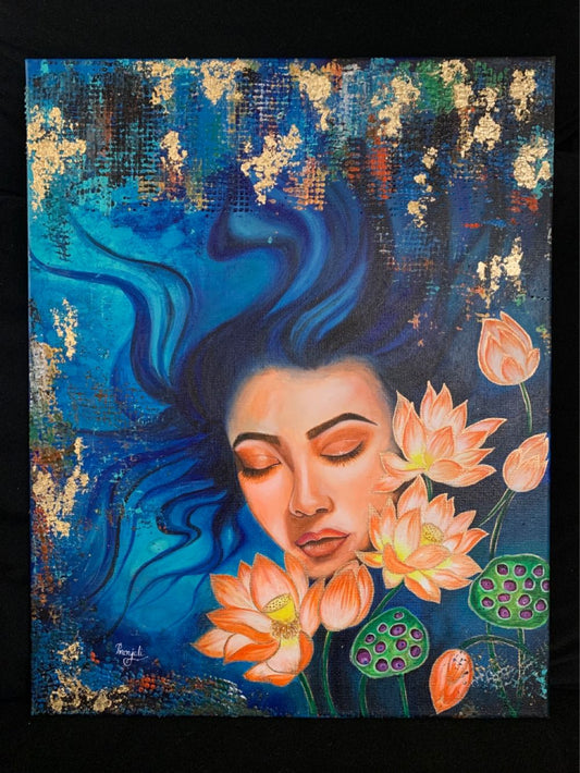 Original Handmade Peace and Inner Beauty Painting