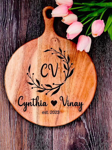 Laser Engraved Wooden Cutting Board