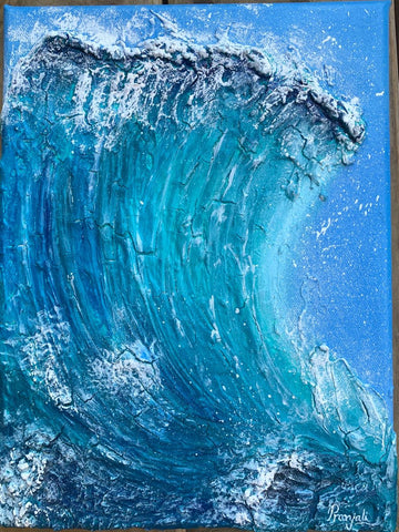 Original Handmade Wave Painting