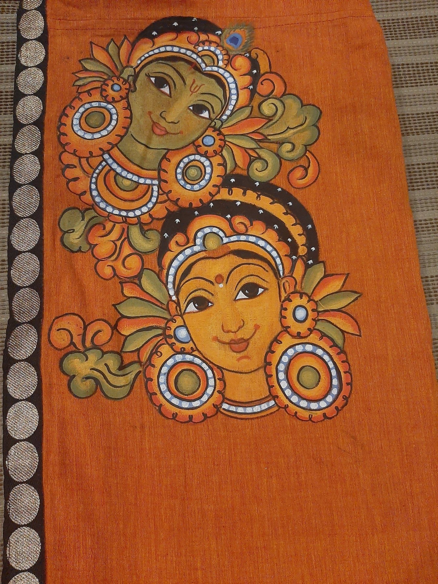 ORIGINAL HANDPAINTED KERALA MURAL HERITAGE DRESS