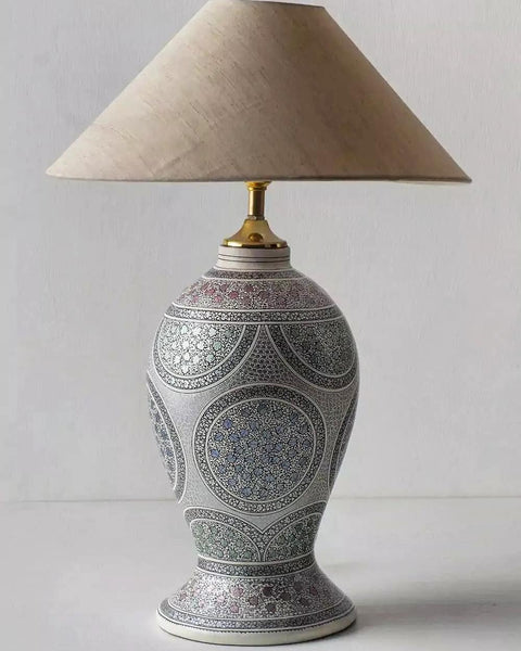 ORIGINAL HANDCRAFTED KASHMIRI HAND PAINTED LAMP