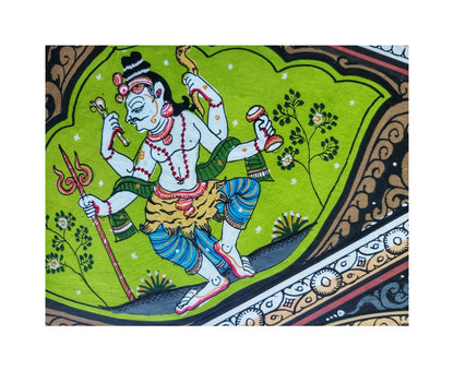 ORIGINAL HANDMADE RAMAYANA STORY PATTACHITRA PAINTING