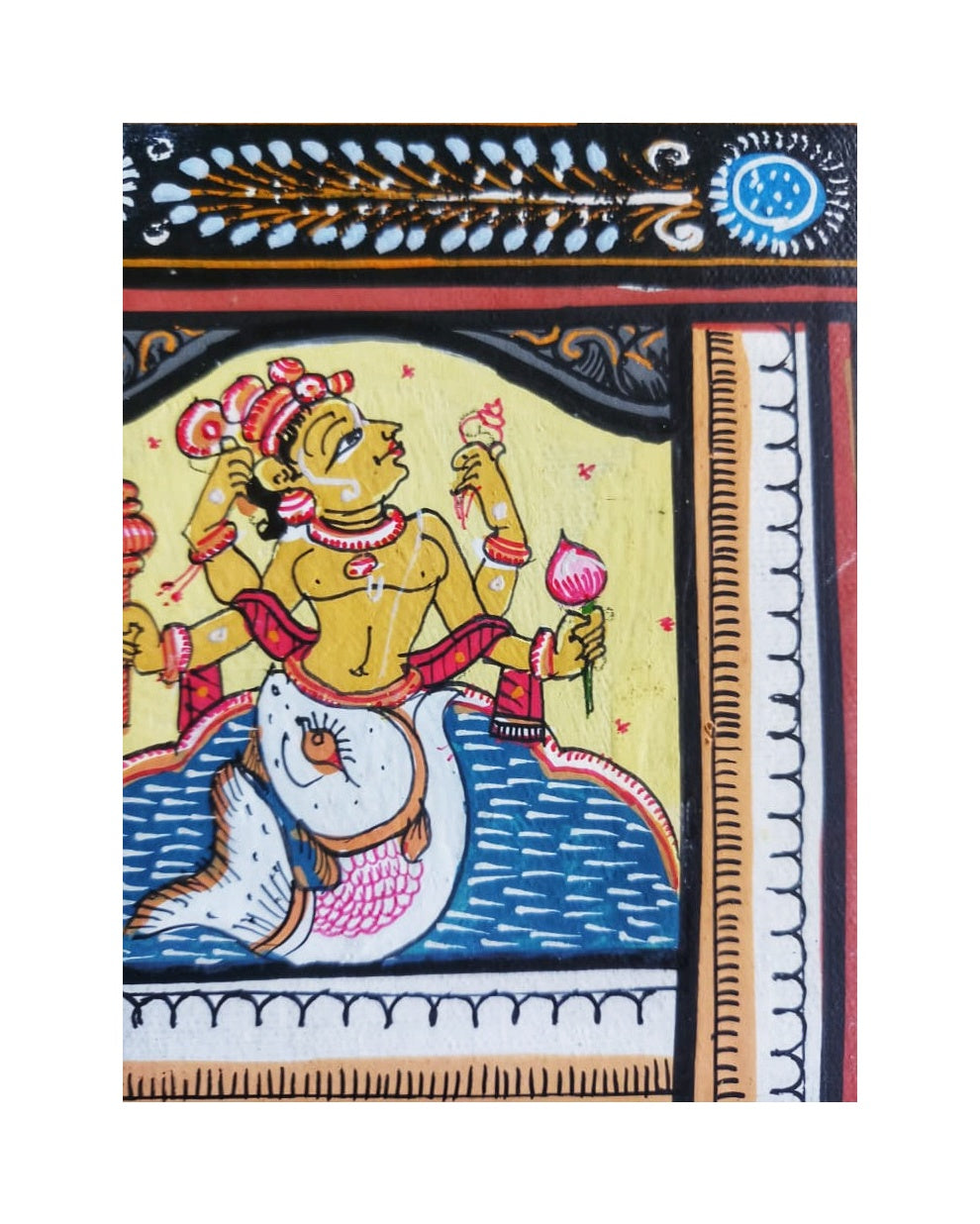 ORIGINAL HANDMADE RAMAYANA STORY PATTACHITRA PAINTING