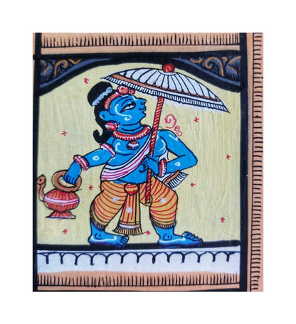 ORIGINAL HANDMADE RAMAYANA STORY PATTACHITRA PAINTING