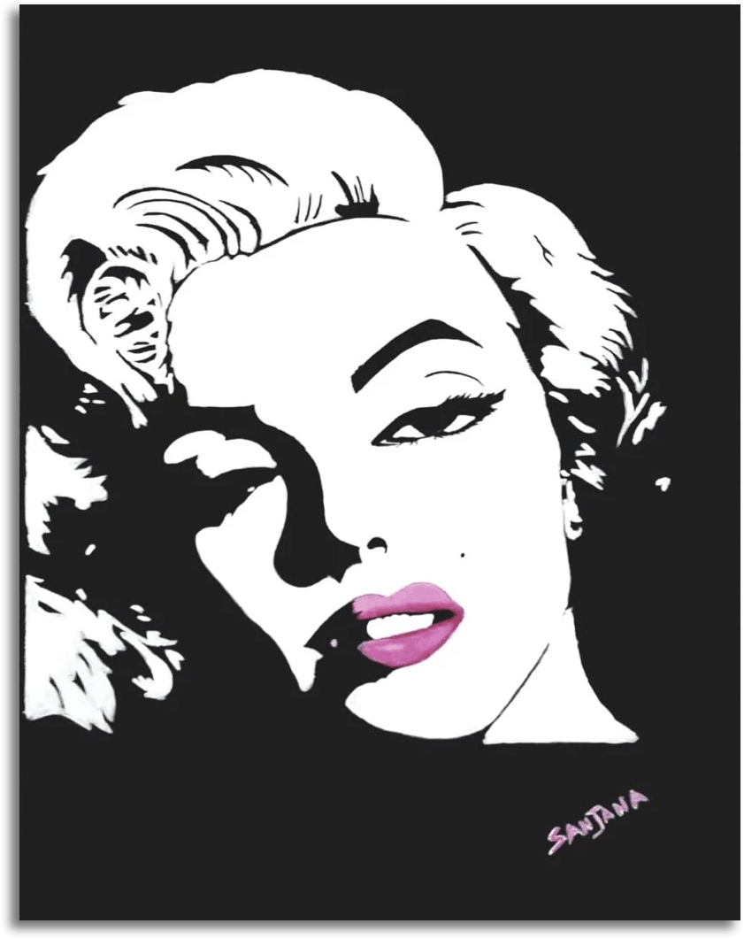 Original Handmade Acrylic Marilyn Monroe Painting