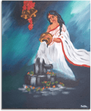 ORIGINAL HANDMADE DIVINE LOVE  ACRYLIC PAINTING
