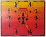 ORIGINAL HANDMADE TRADITIONAL WARLI PAINTINGS