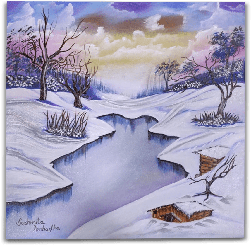 ORIGINAL HANDMADE VIKENDI OIL PAINTING [ SOLD OUT ]