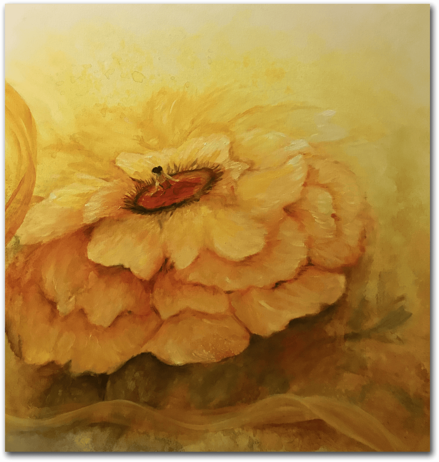 ORIGINAL HANDMADE DREAMLAND (IN YELLOW) PAINTING