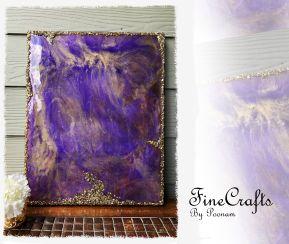 3D HANDMADE ABSTRACT RESIN WALL ART