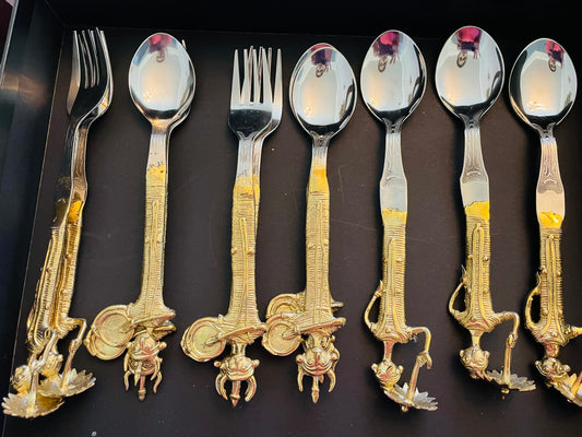 ORIGINAL HANDMADE BRASS SILVERWARE